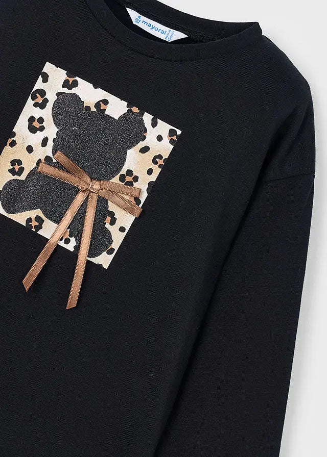 Mayoral Shirt mit Bärenmotiv Mokkini Kindermode T-Shirt Langarm