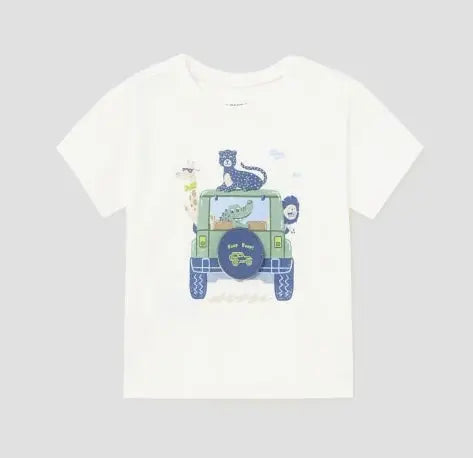 Mayoral T-Shirt mit Safari-Print-Mokkini Kindermode