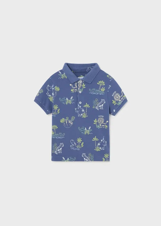 Mayoral Polo T-Shirt mit Tiermotiven-Mokkini Kindermode