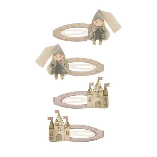 Mimi & Lula Haarclip-Set mit Prinzessinnen & Schlössern Mokkini Kindermode Accessoires