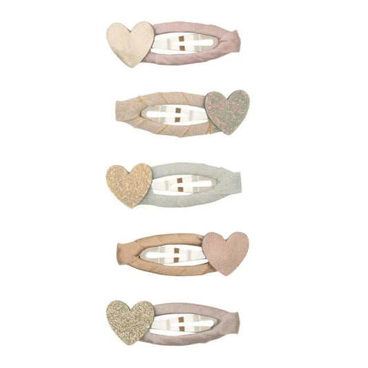 Mimi & Lula Herz Haarclips 5er-Set Mokkini Kindermode Haarclips