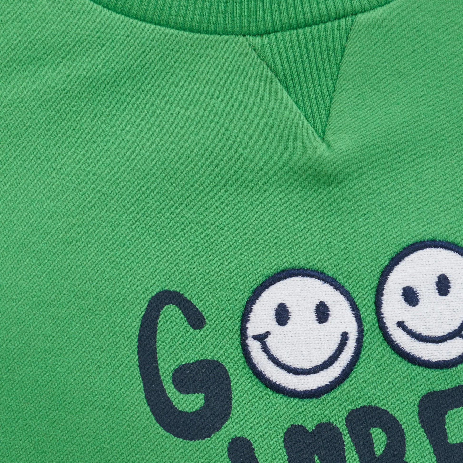 Minymo Jungen Sweatshirt "Good Vibes" Mokkini Kindermode Gesperrt