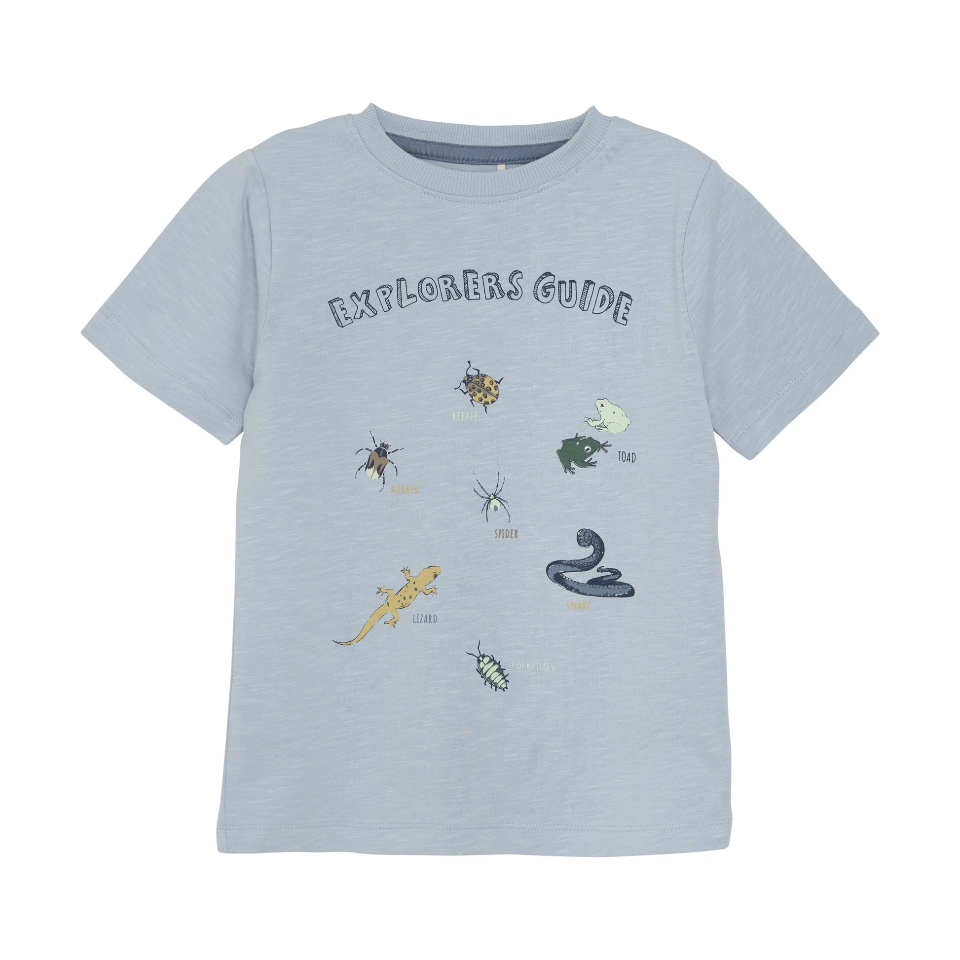 Minymo Jungen T-Shirt "Explorers Guide Mokkini Kindermode Gesperrt