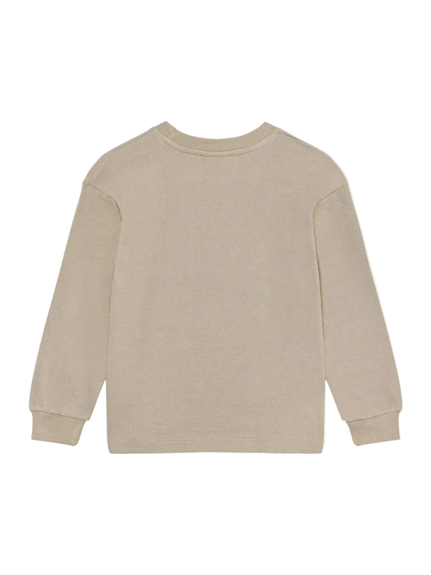 Minymo Langarmshirt Junge Beige Mokkini