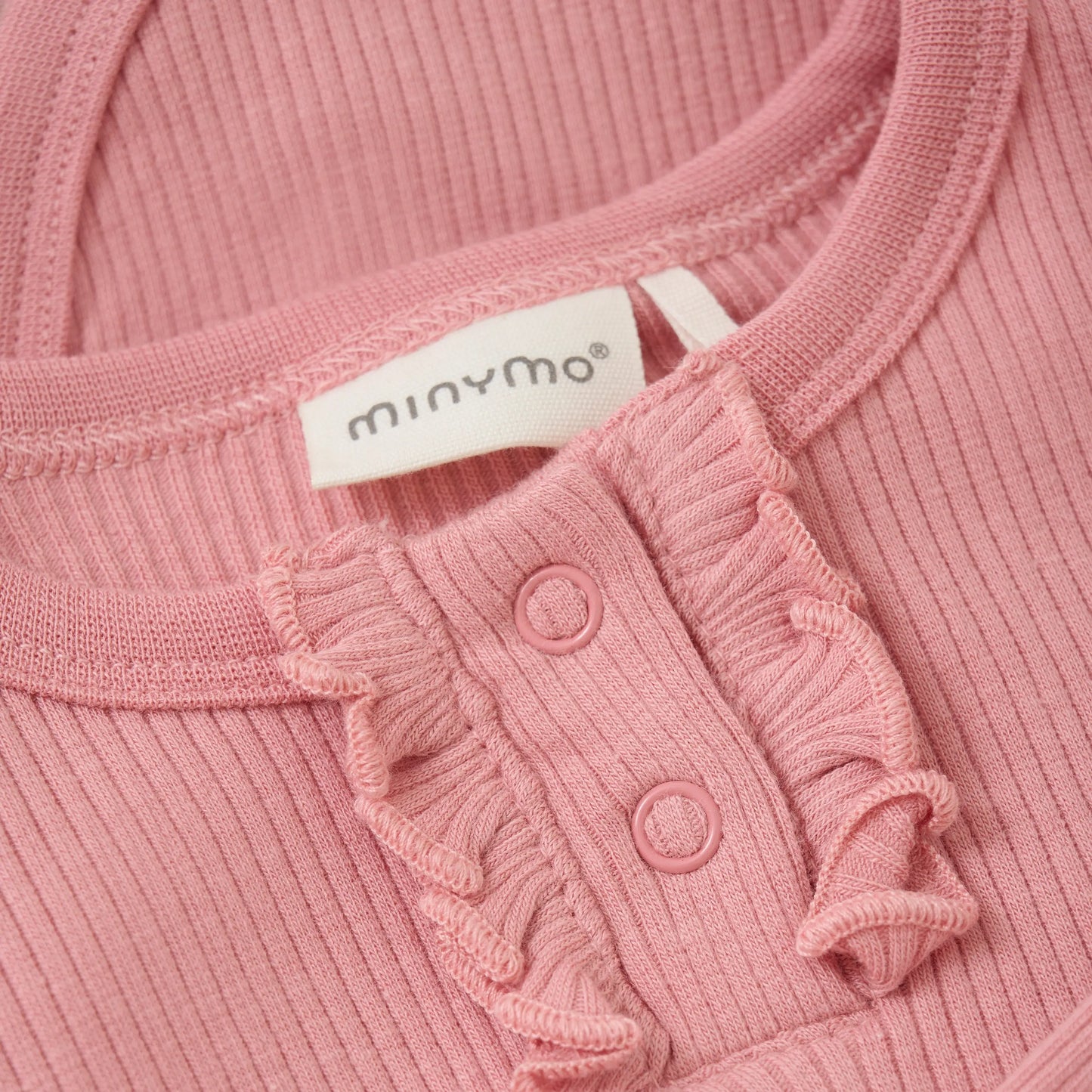 Minymo Langarmbody – Rosa, TENCEL™ Modalmix Mokkini Kindermode Body