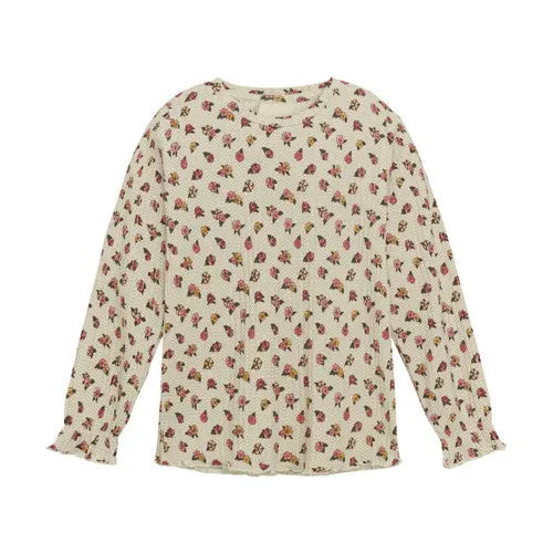 Minymo Langarmshirt mit Blumenprint - Langarmshirt - Minymo