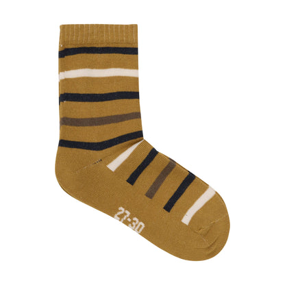 Minymo Socken 3-Pack Bulldog Sepia - Socken - Minymo