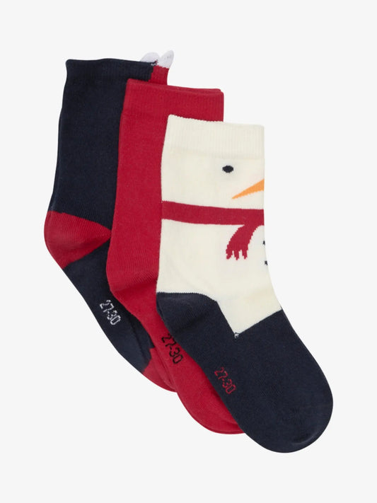 Minymo Socken 3-Pack im Weihnachtsmotiv - Socken - Minymo