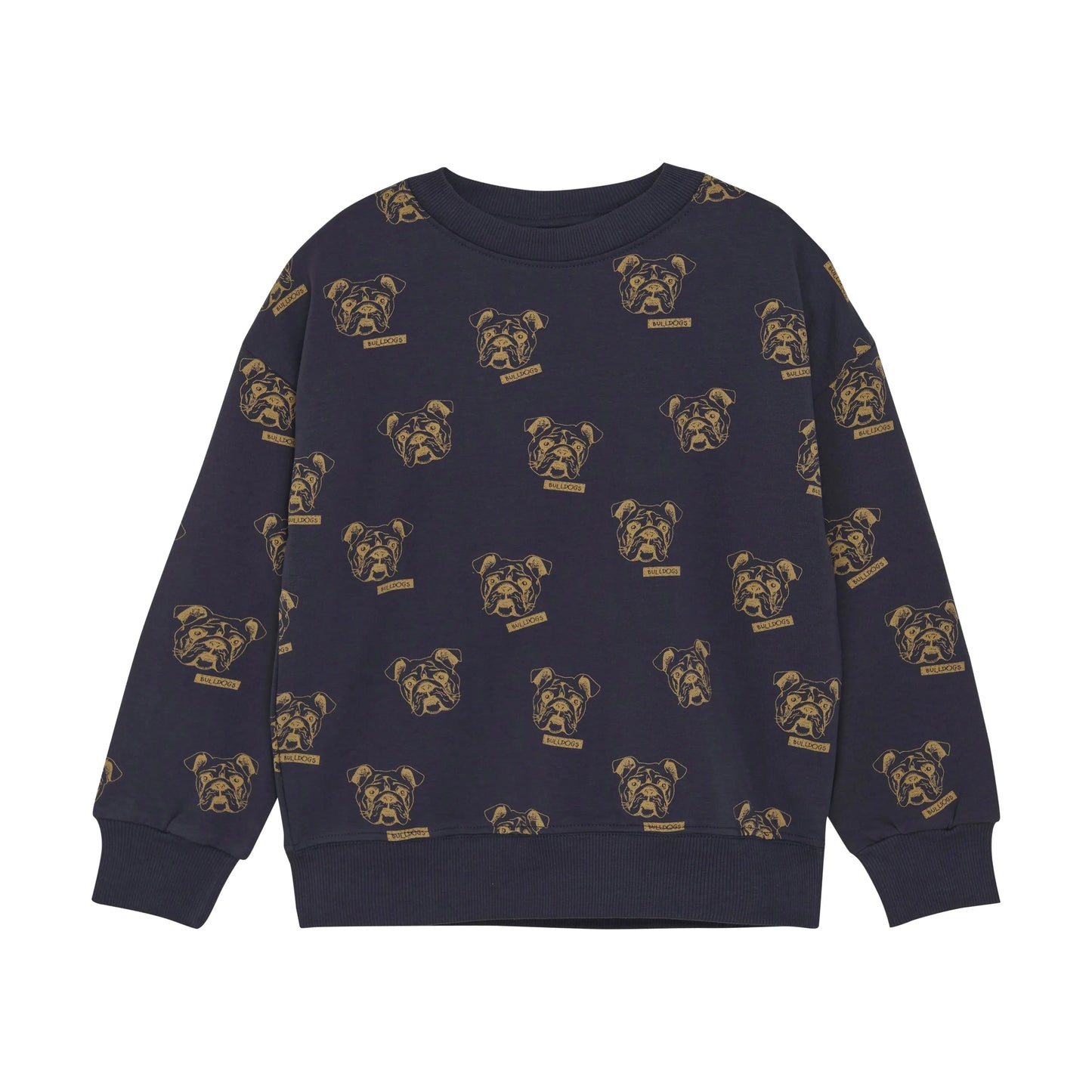 Minymo Sweatshirt Bulldog Alloverprint - Sweatshirt - Minymo