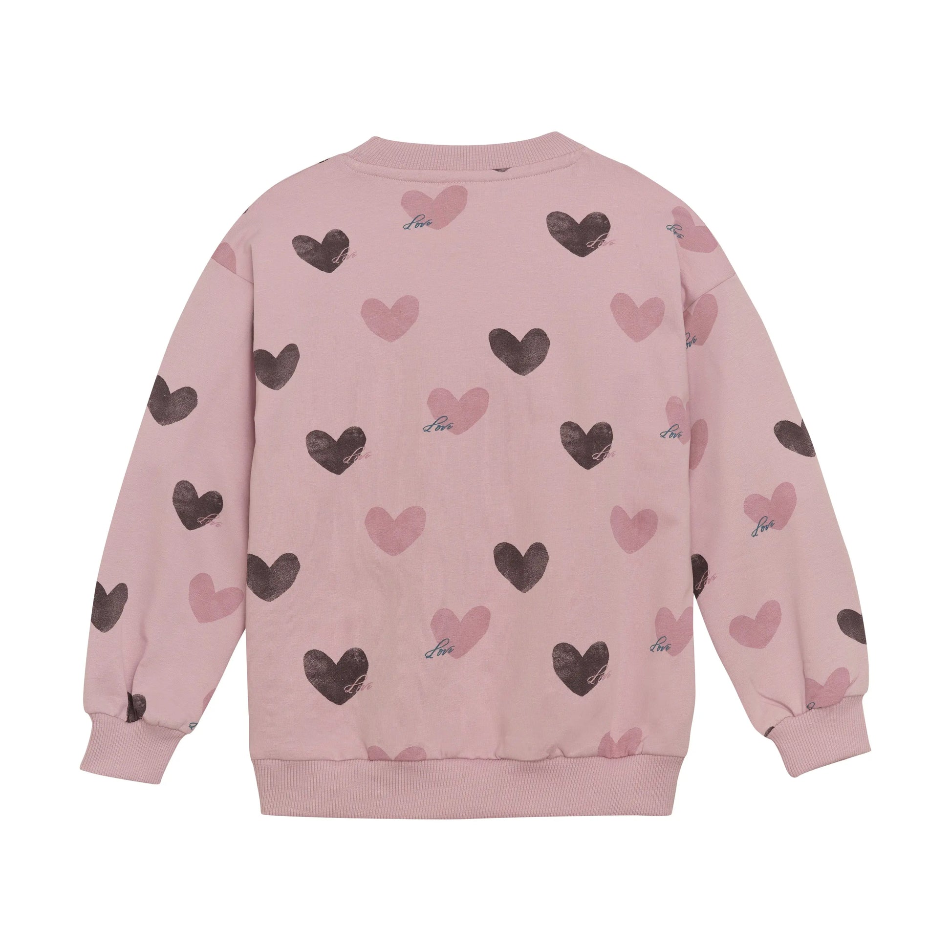 Minymo Sweatshirt mit Herzchen Print - Sweatshirt - Minymo