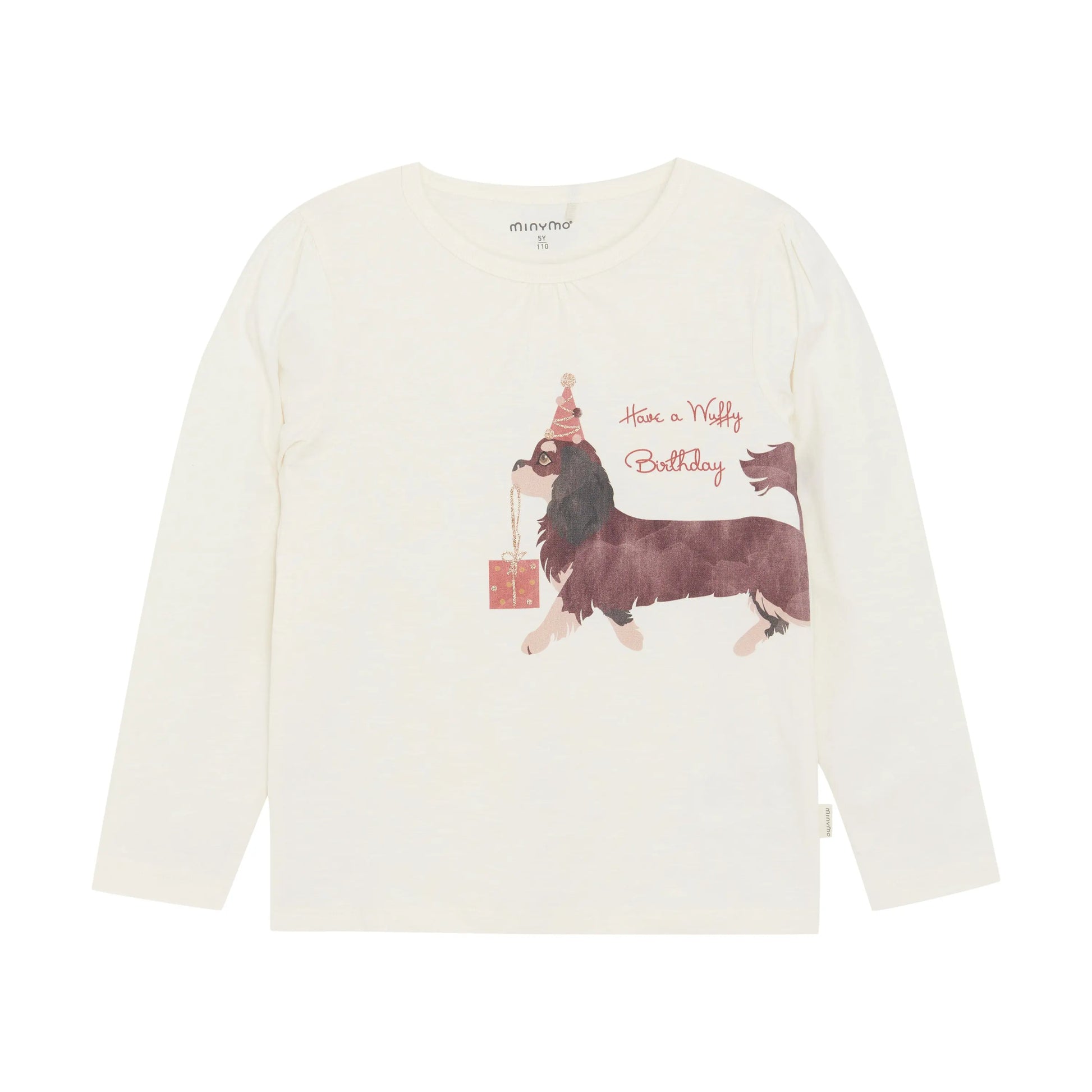Minymo T-Shirt Langarm mit Geburtstagsfreund - T-Shirt Langarm - Minymo