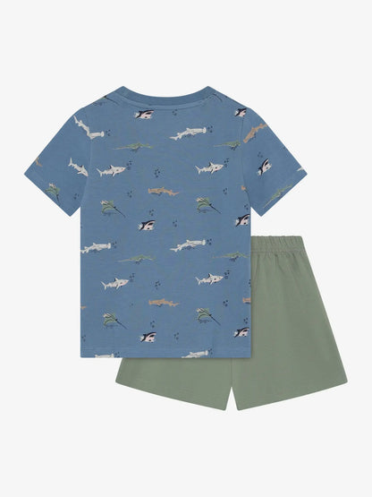 Minymo T-shirt+Short Set AOP Mokkini Kindermode