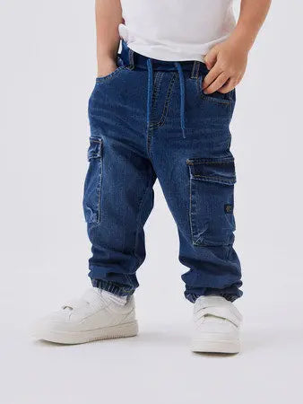 NMMBEN BAGGY R CARGO JEANS 9770-YT NOOS Mokkini Kindermode
