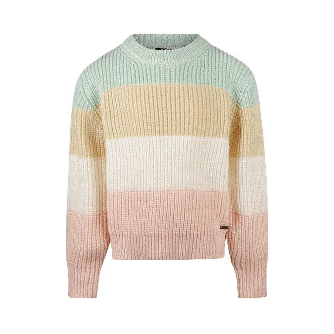 NO WAY MONDAY Pullover – Blockstreifen Pastell Mokkini Kindermode Pullover