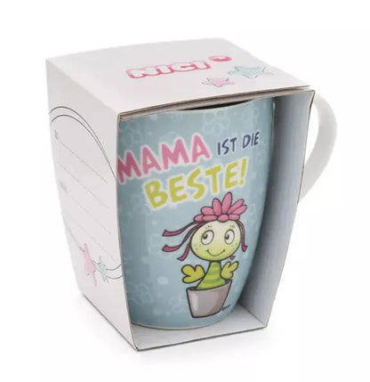 Nici Porzellantasse „MAMA ist die BESTE“ – 310 ml Mokkini Kindermode Tasse