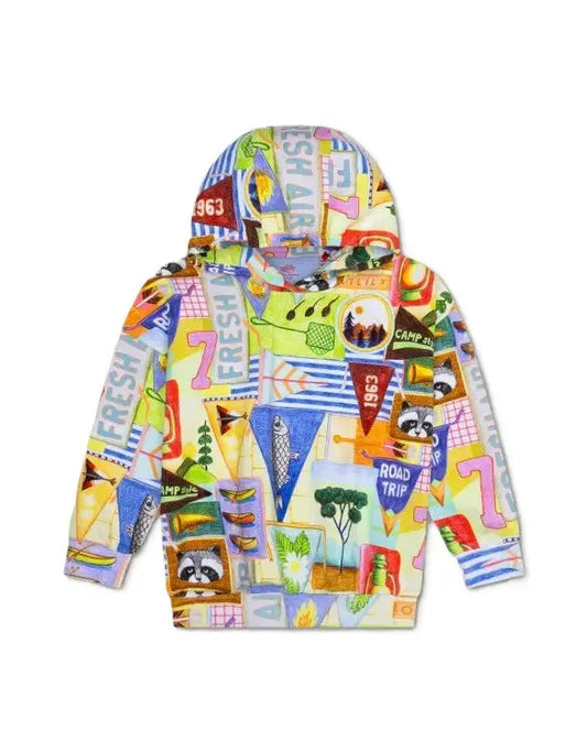 Oilily Kinder Hoodie mit Camping-Print – Fröhlich & Bunt Mokkini Kindermode Sweatshirt