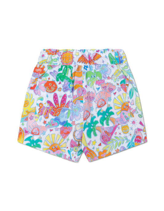 Oilily Shorts mit bunten Sommermotiven Mokkini Kindermode Shorts