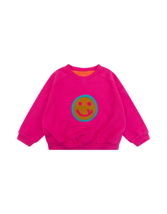 Oilily Sweatshirt mit Logo Smiley-Mokkini Kindermode