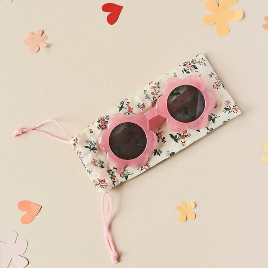 Rockahula Kids Sonnenbrille Rosa Blume Mokkini Kindermode Accessoires