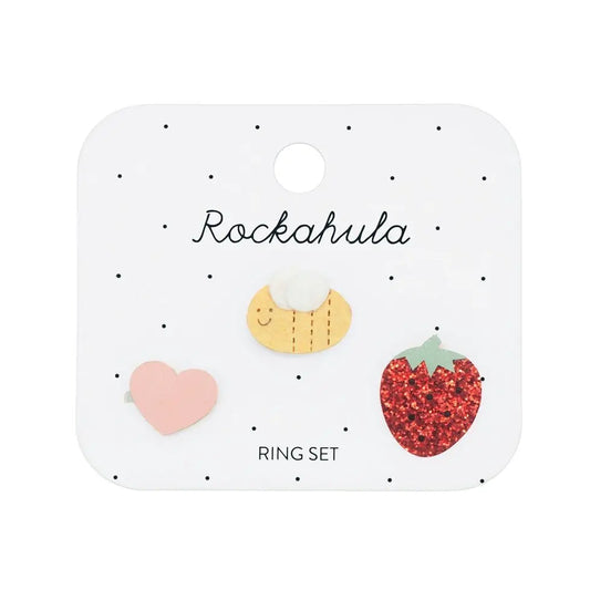 Rockahula Kids "Erdbeer und Bienchen" Ring-Set-Mokkini Kindermode