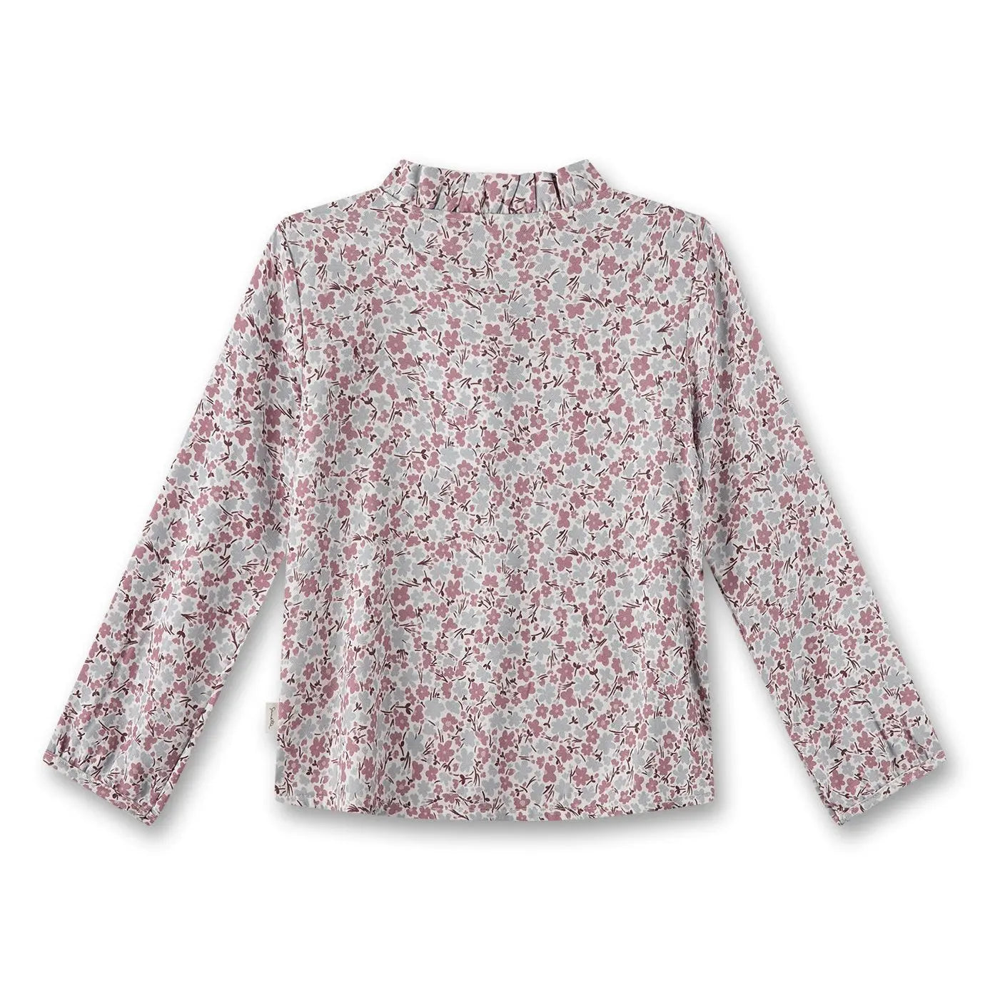 Sanetta Bluse mit Blumenmuster und Rüschenkragen - Bluse - Sanetta