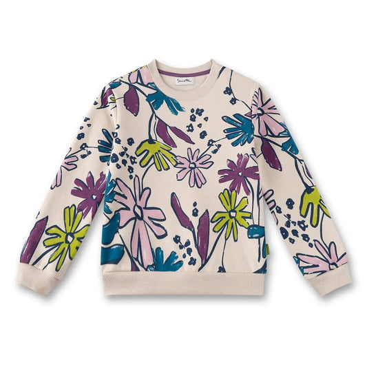 Sanetta Sweatshirt mit Blumenprint - Sweatshirt - Sanetta