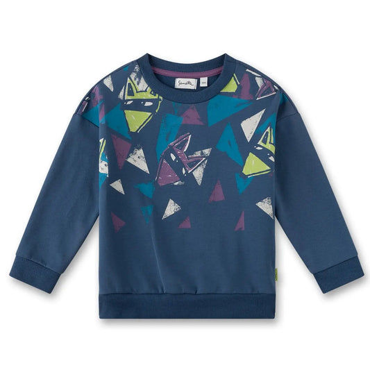 Sanetta Sweatshirt mit geometrischer Print mit Tiermotiven - Sweatshirt - Sanetta