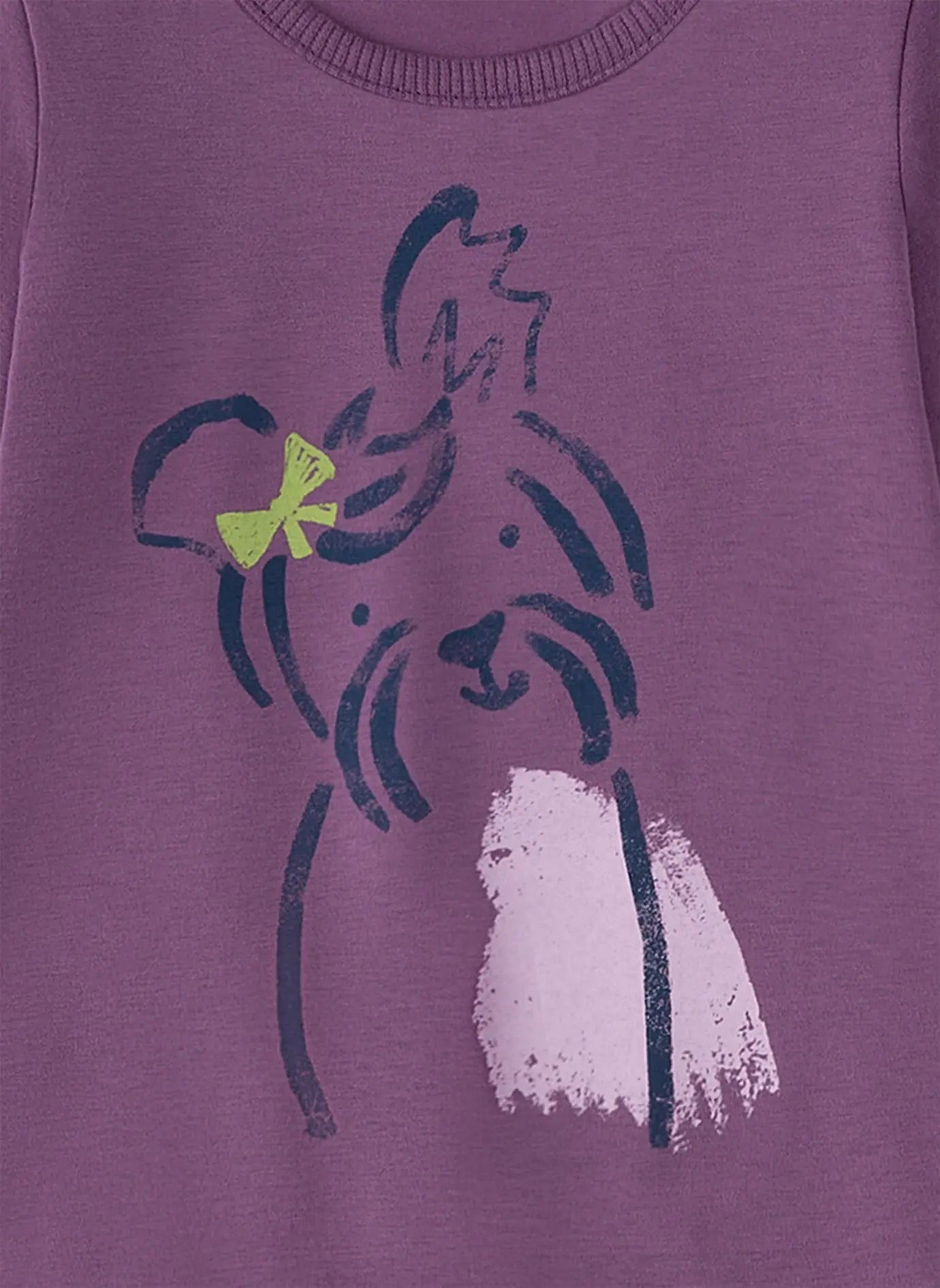 Sanetta T-Shirt Langarm mit Hundemotiv-Druck - T-Shirt Langarm - Sanetta
