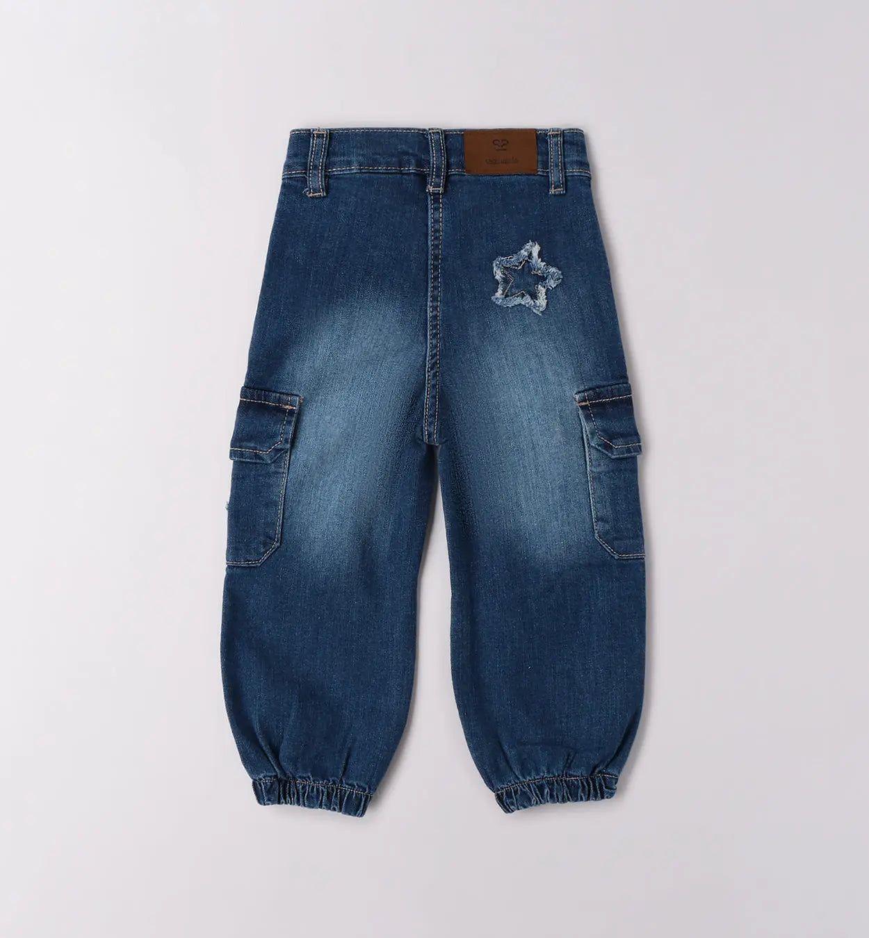 Sarabanda Jeans Mädchen mit Sternstickerei Mokkini Kindermode Jeans