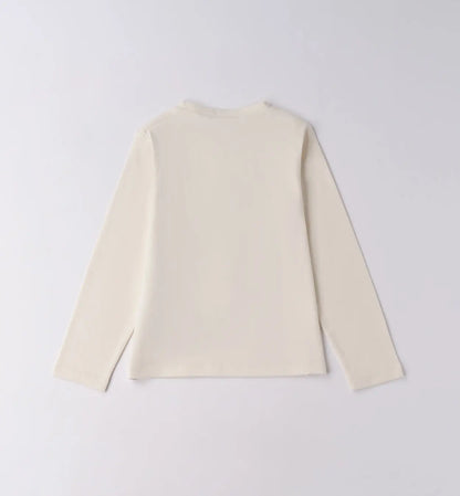 Sarabanda Langarmshirt Eichhörnchen Mädchen creme Mokkini Kindermode Langarmshirt