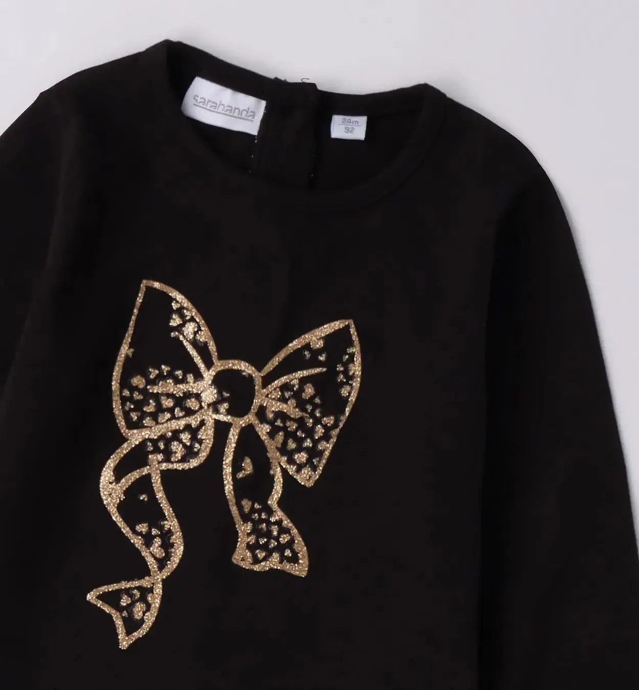 Sarabanda Langarmshirt Mädchen Schwarz Mokkini