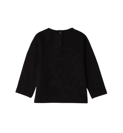 Sarabanda Langarmshirt Mädchen Schwarz Mokkini
