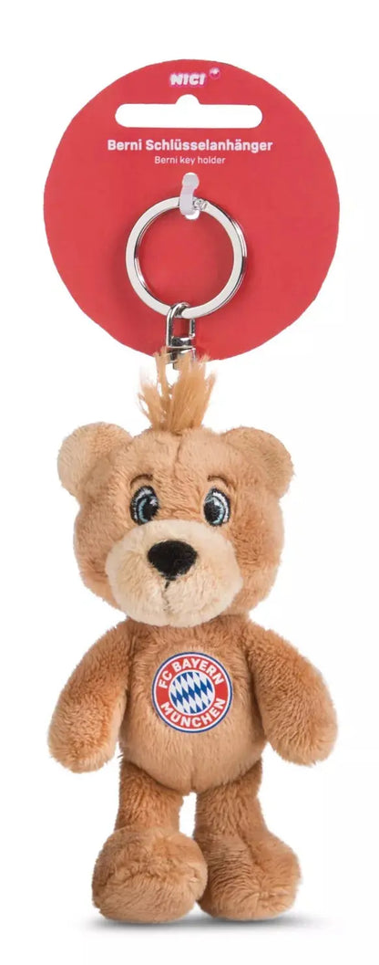 Schlüsselanhänger FC BAYERN MÜNCHEN Bär Berni 10cm Mokkini Kindermode Schlüsselanhänger