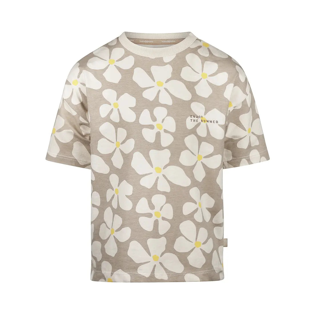 Koko Noko T-Shirt Junge Weiß Mokkini