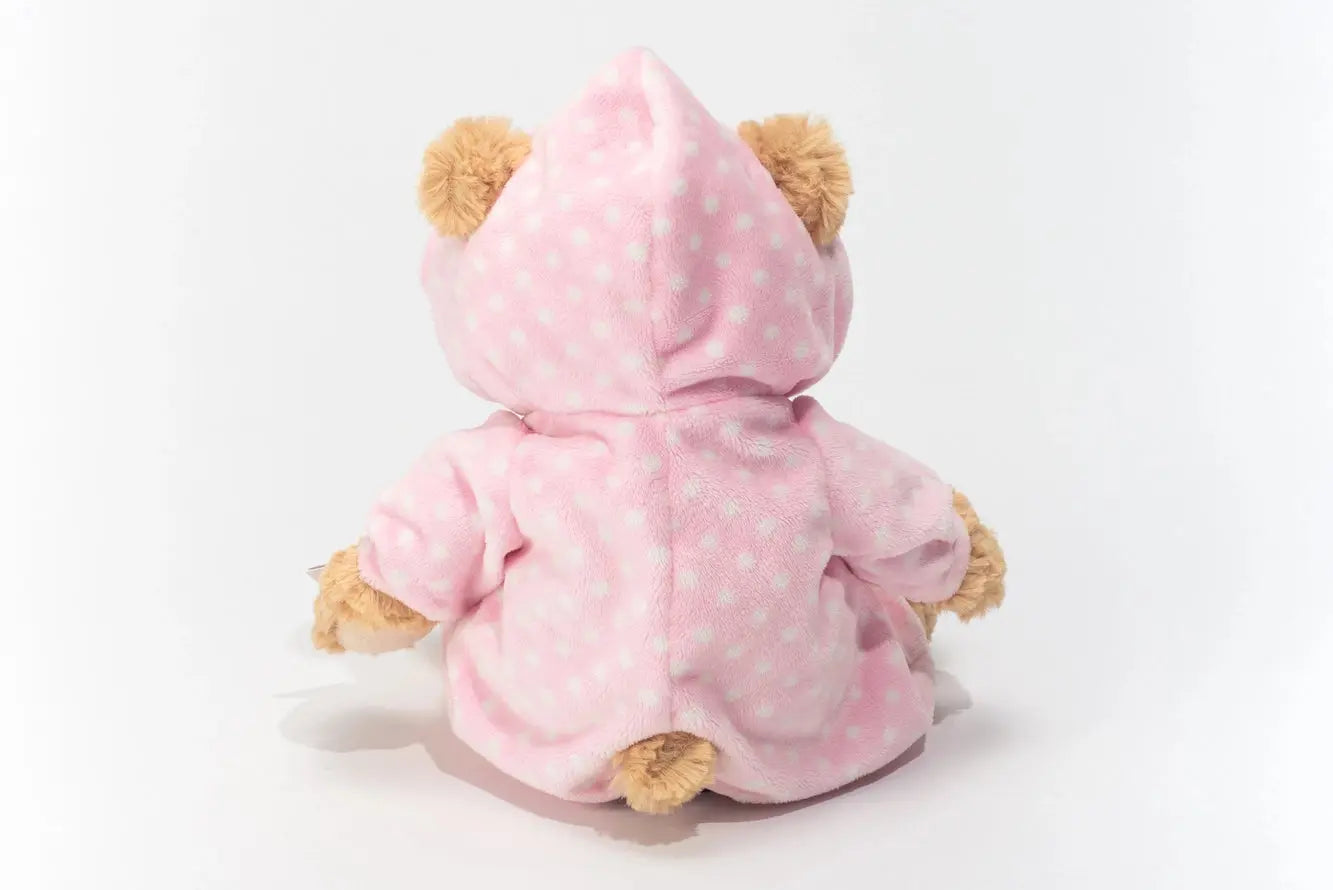 Teddy Hermann - Schlafanzugbär rosa 30 cm Mokkini Kindermode Plüschtier