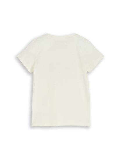 Tom Tailor Mädchen T-Shirt Rosa/Weiß Koala-Motiv