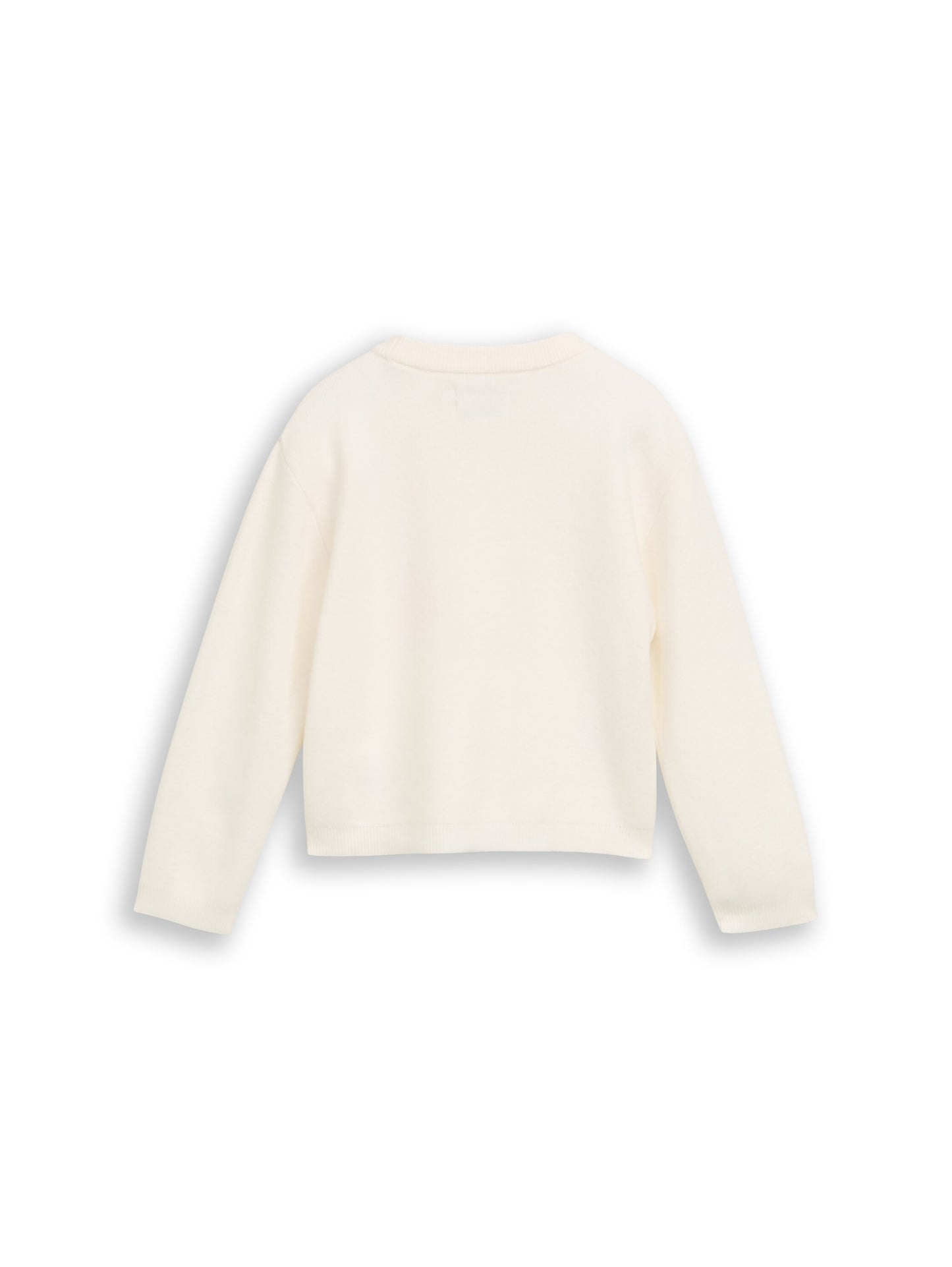 Tom Tailor Kids Sweatshirt mit Blumen-Stickerei in Creme