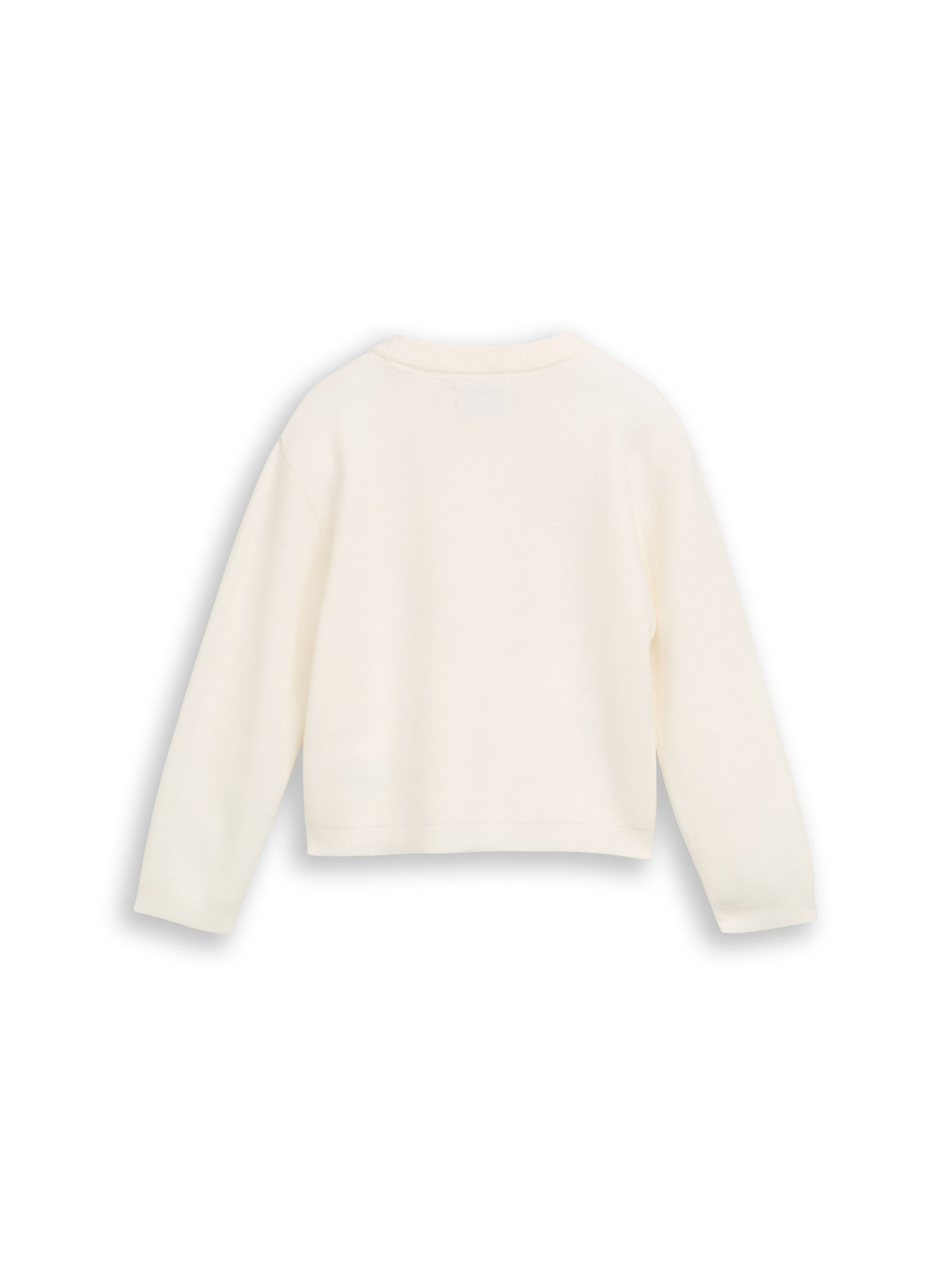 Tom Tailor Kids Sweatshirt mit Blumen-Stickerei in Creme