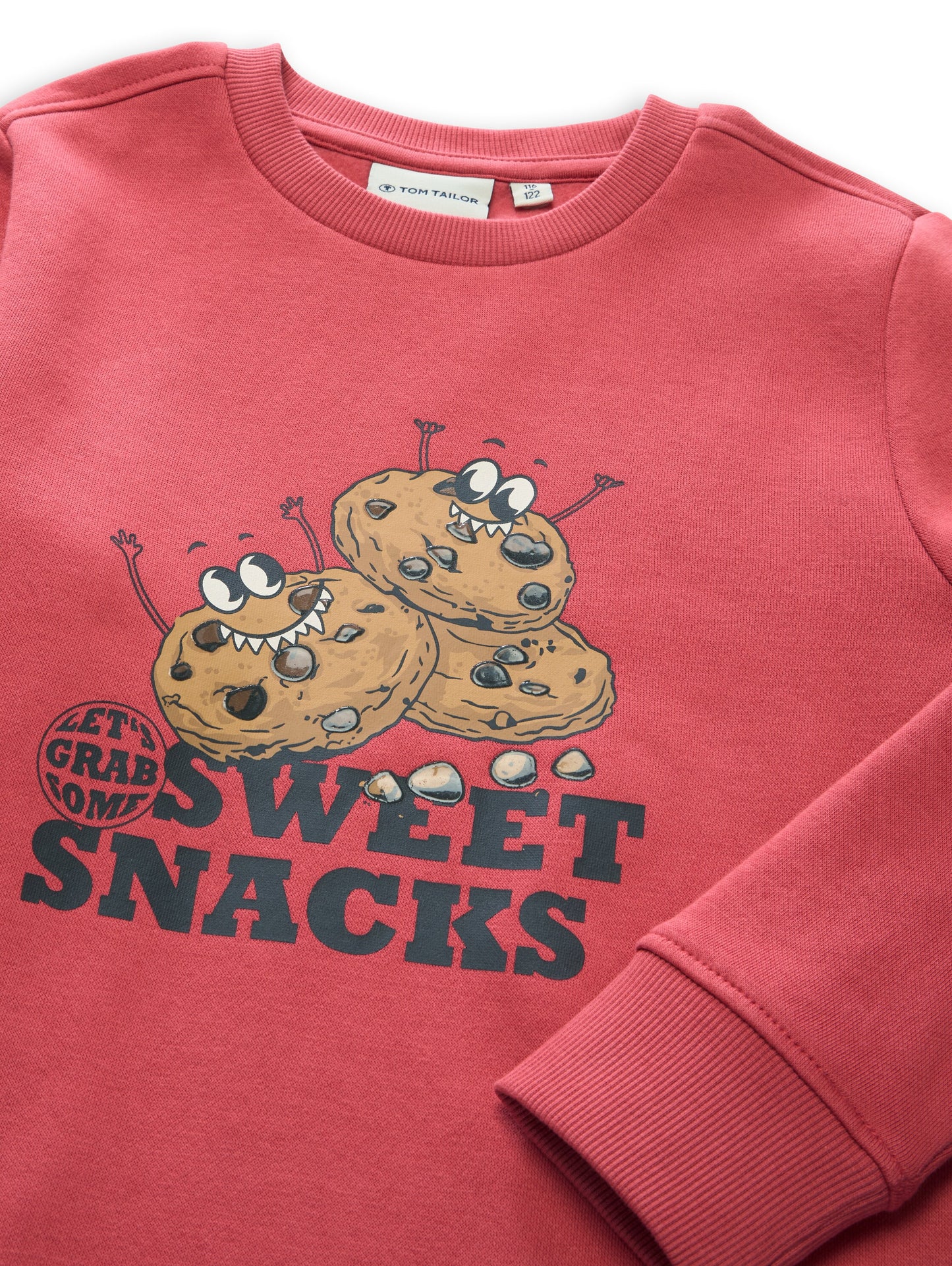 Tom Tailor Kids Sweatshirt mit Cookie-Print in Rot