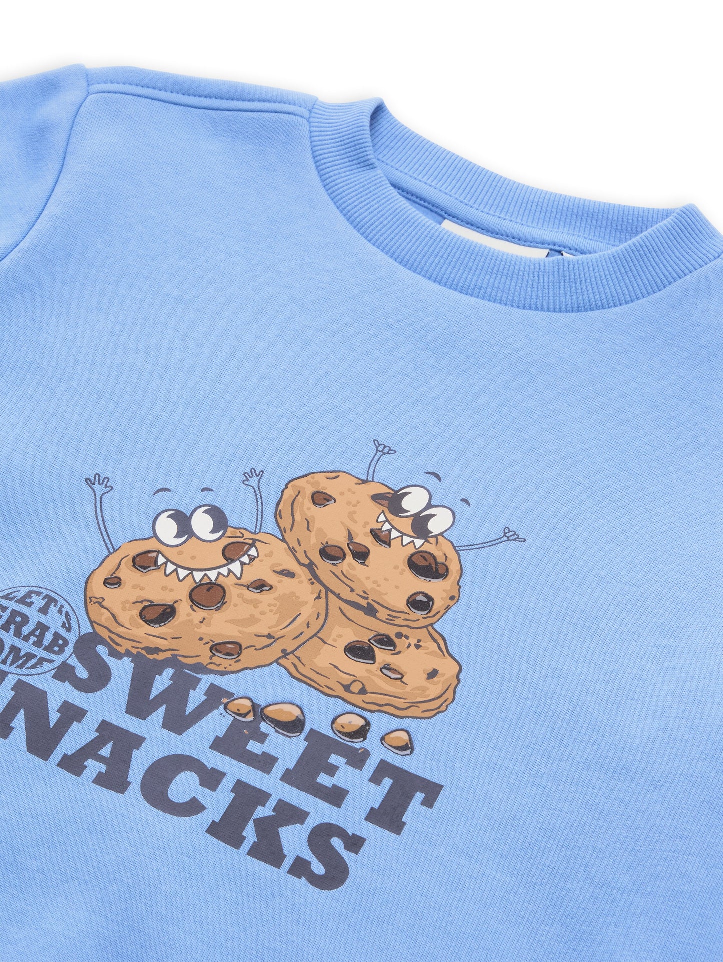 Tom Tailor Kids Sweatshirt Hellblau mit Cookie-Print