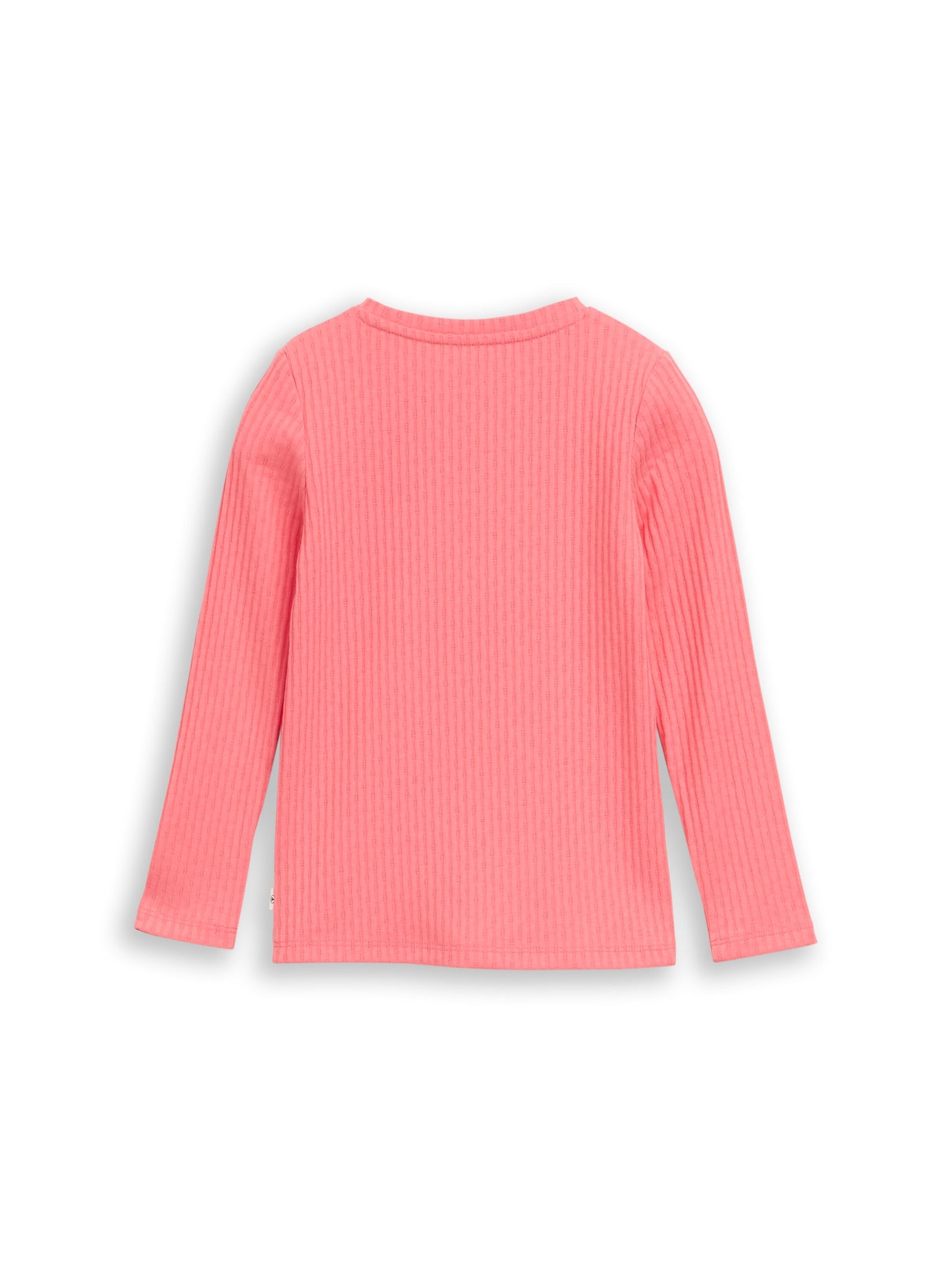 Tom Tailor Kids Langarmshirt Rippstruktur Koralle