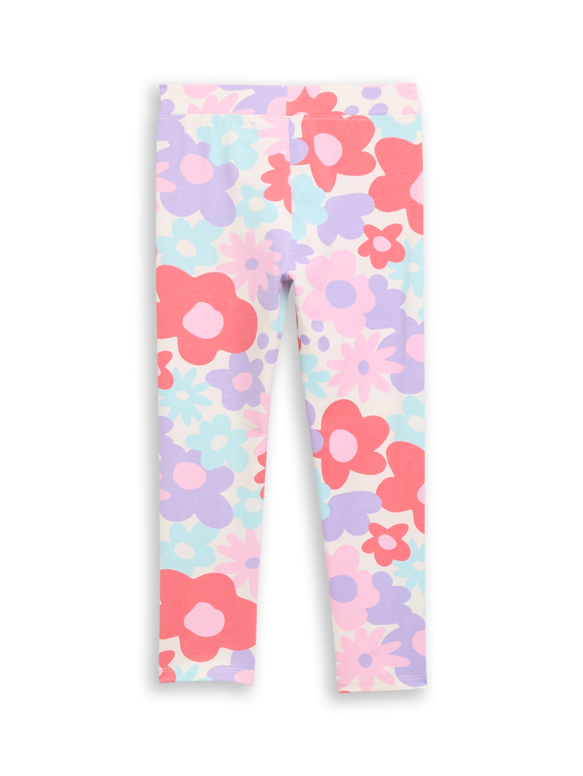 Tom Tailor Kids Leggings mit Blumenmuster in Rosa-Lila