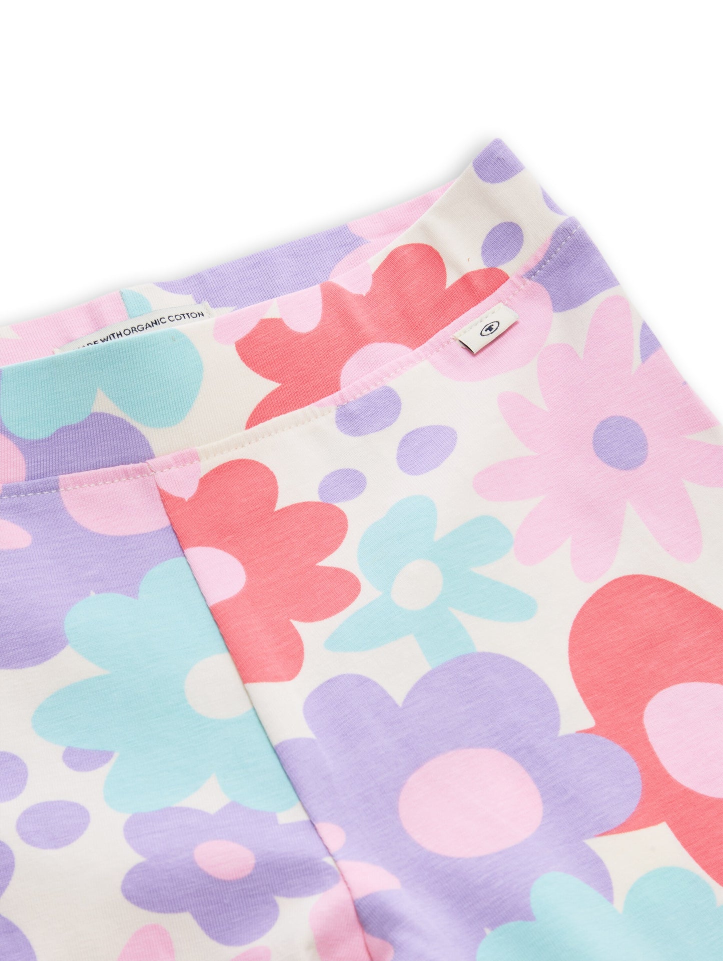 Tom Tailor Kids Leggings mit Blumenmuster in Rosa-Lila