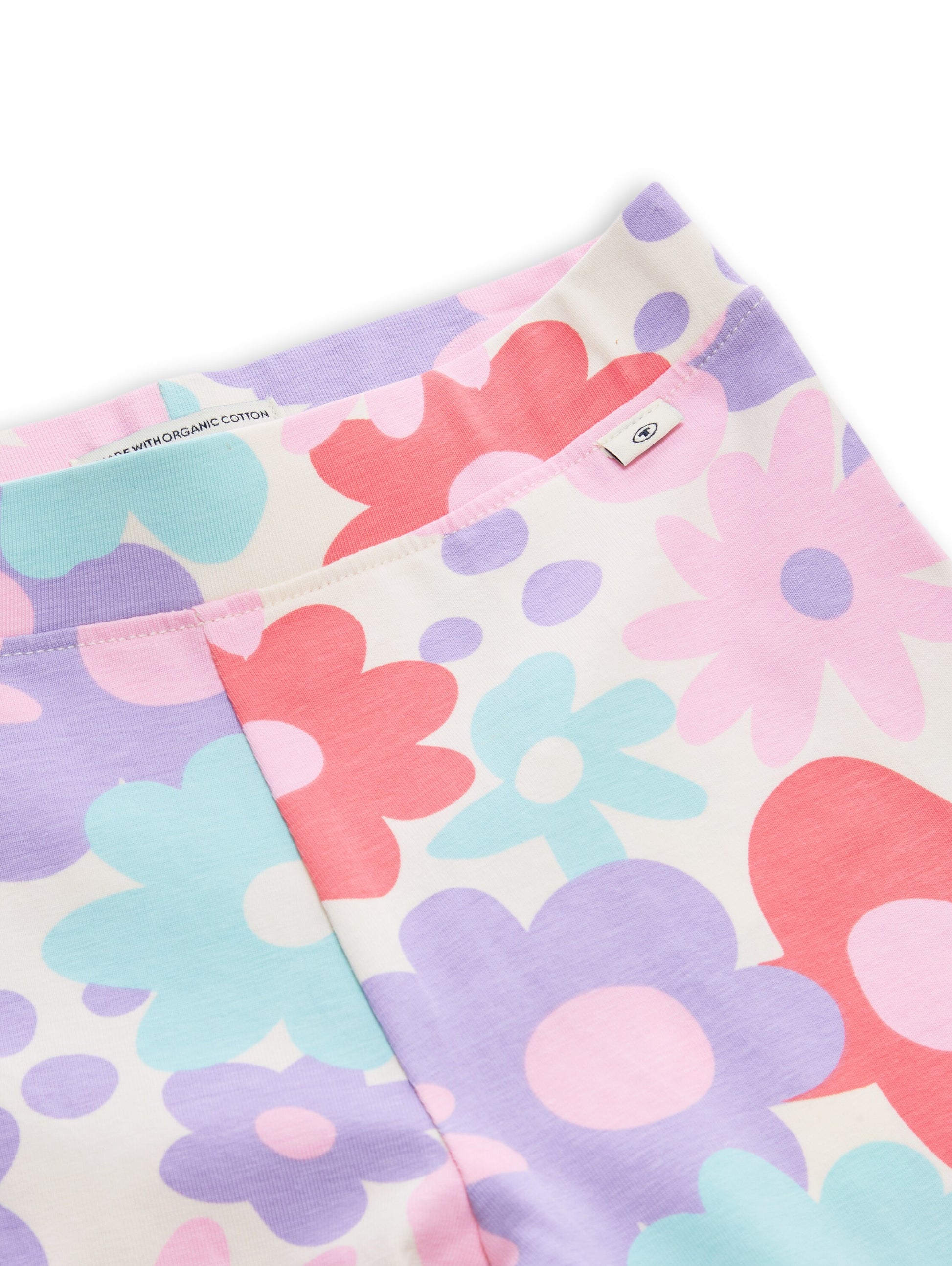 Tom Tailor Kids Leggings mit Blumenmuster in Rosa-Lila