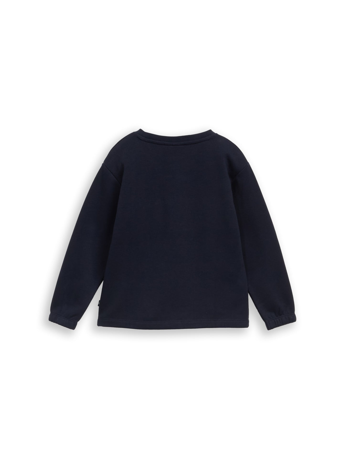 Tom Tailor Mädchen Pullover mit Stickerei in Dunkelblau
