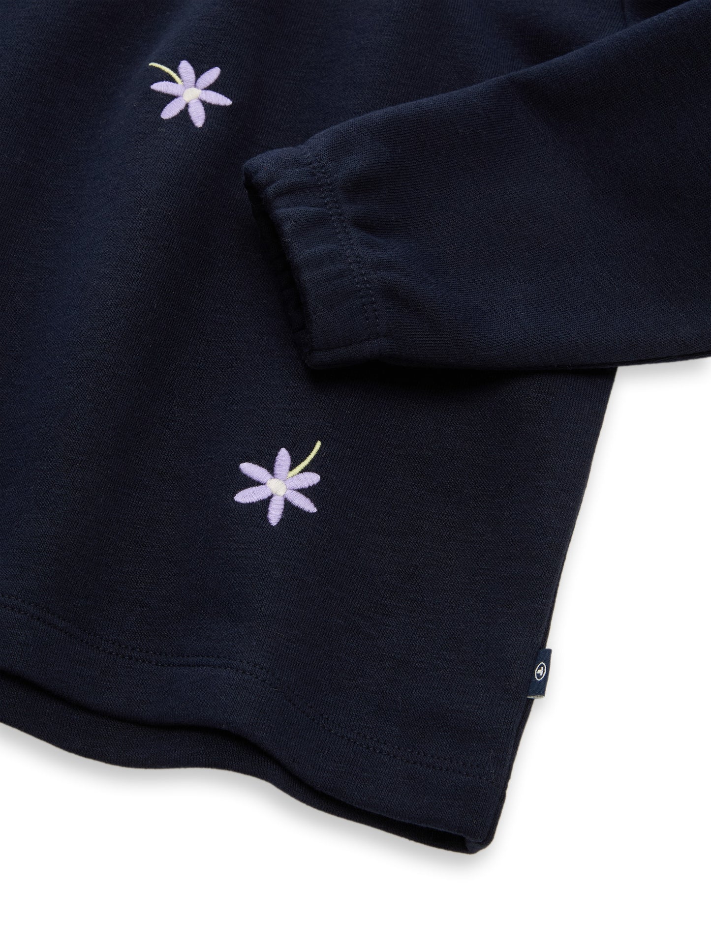 Tom Tailor Mädchen Pullover mit Stickerei in Dunkelblau