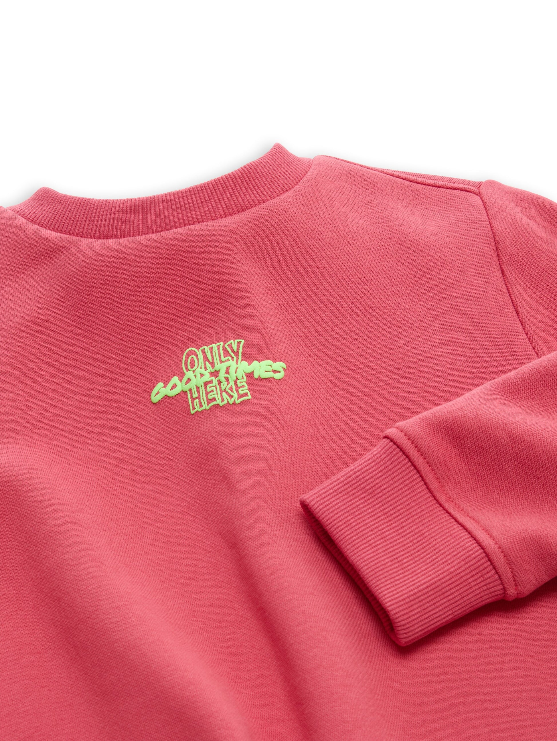 Tom Tailor Jungen Sweatshirt mit Print in Beerenrot