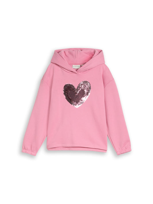 Tom Tailor Mädchen Hoodie in Rosé
