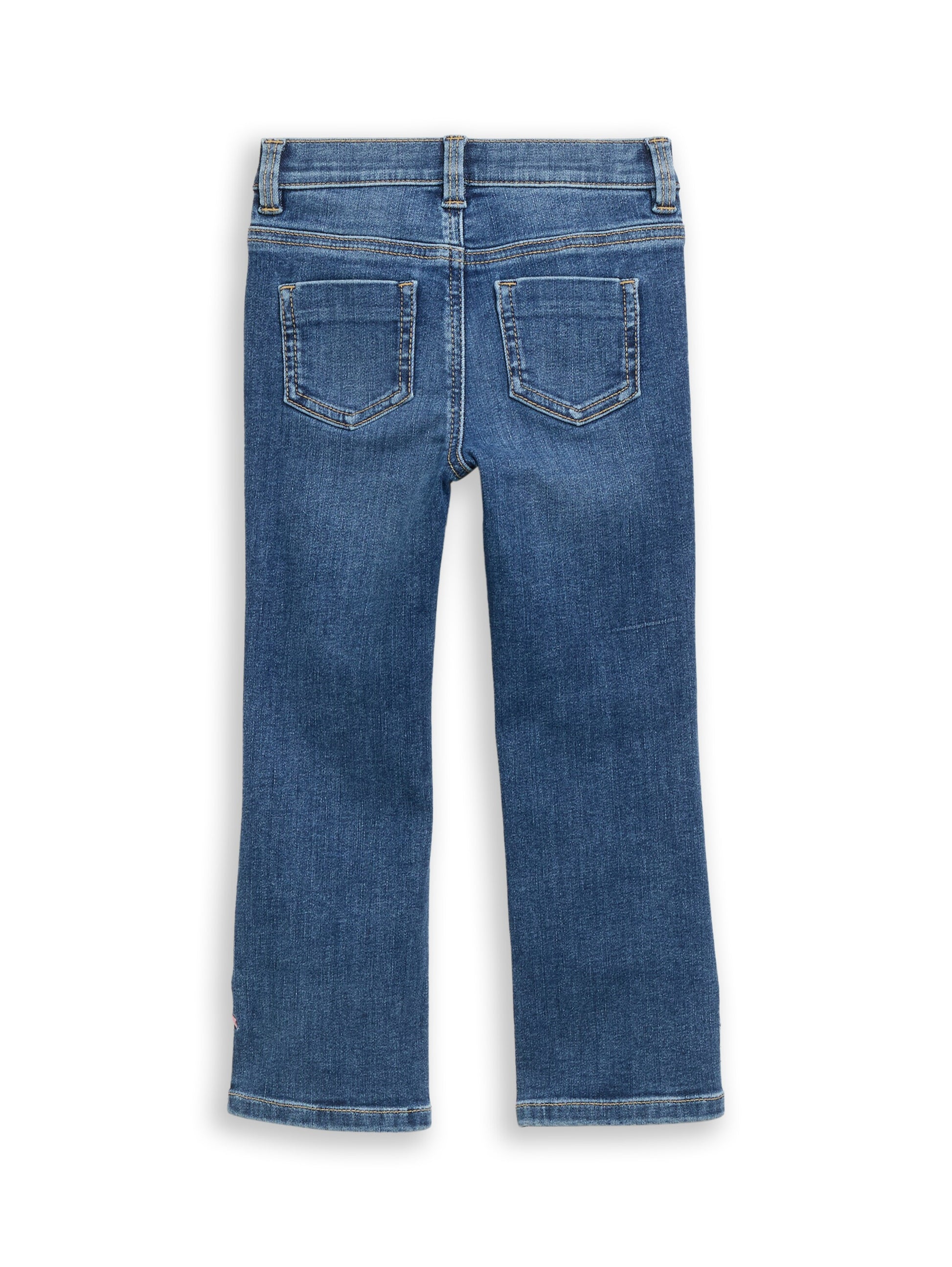 Tom Tailor Mädchen Flared Jeans in Dunkelblau