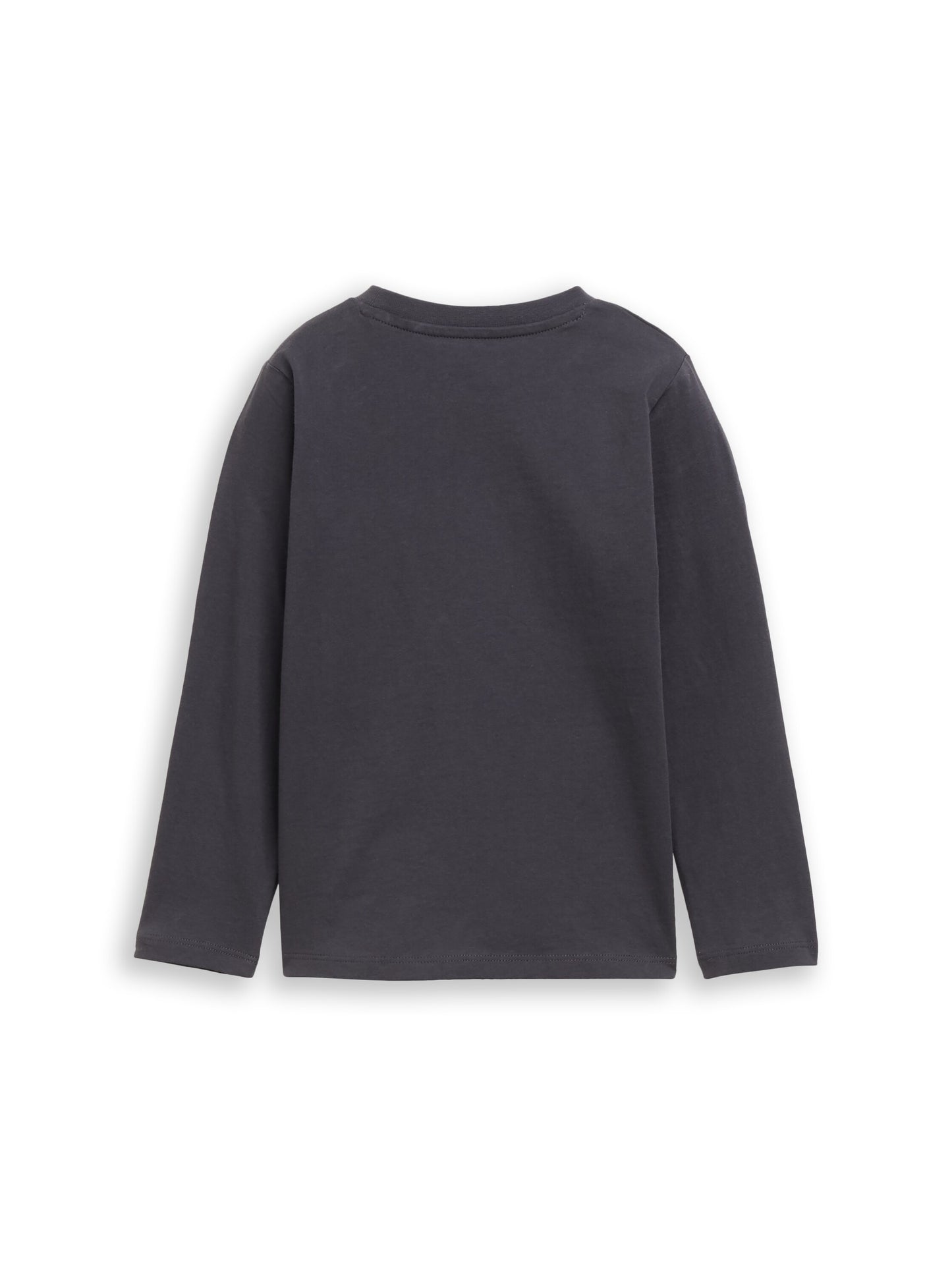 Tom Tailor Jungen Langarmshirt mit Print in Anthrazit